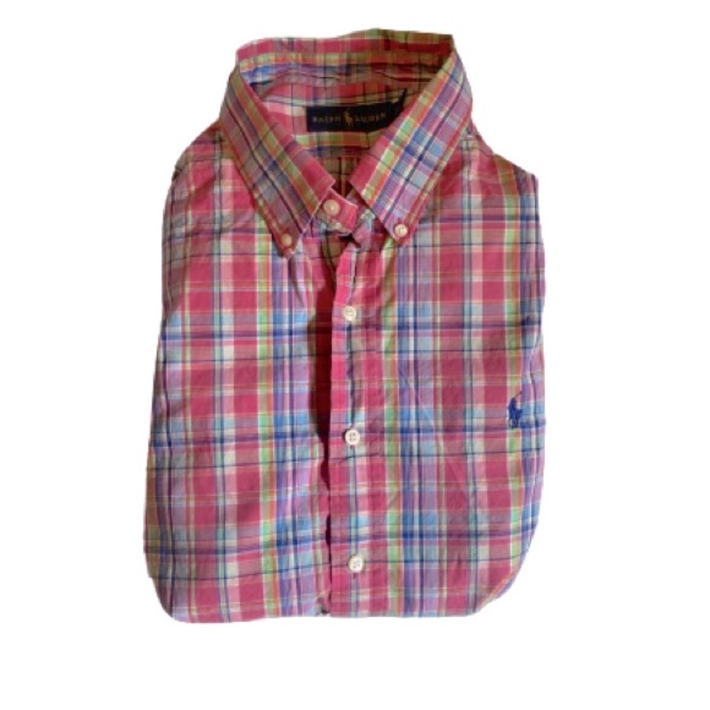 Men’s Long Sleeve XL Ralph Lauren plaid button up